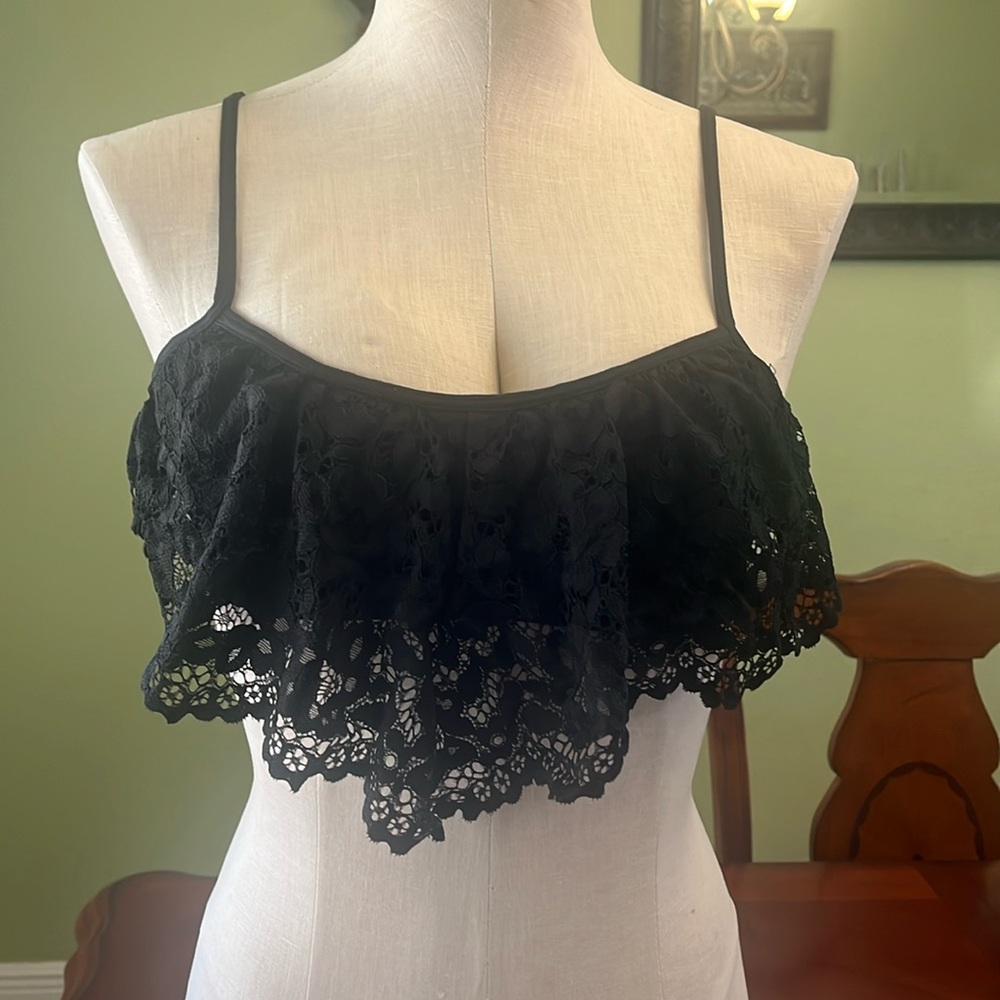 Vs black lace bralette